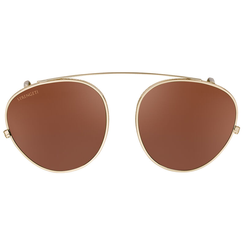 CLIP ON DANIEL, Shiny Light Gold-Mineral Polarized Drivers Cat 2 to 3, hi-res image number null